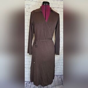 Vertigo Paris Chocolate Long Sleeve Dress